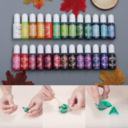 10ml UV Epoxy Resin Mix Color Dye Colorant Quick Drying Colorant Resin Pigment For DIY Resin Crafts Handmade Jewelry Making Tool