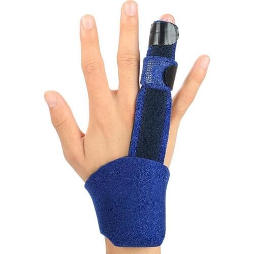 1pcs Adjustable Finger Corrector Splint Trigger Finger Splint Finger Popping Guard Clicking Stiffness For Treat Pain Healthy car