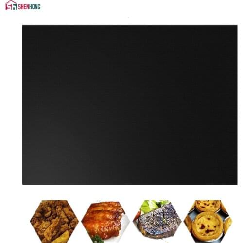 SHENHONG New Heat Resistant BBQ Grill Mat Copper Bakeware Mat Barbecue Roast Sheet Portable Easy Clean Grill Pad BBQ Tool