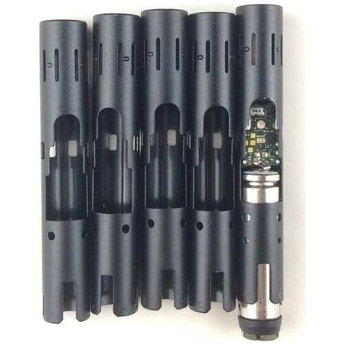 High Quality Repair Accessories Black Aluminum Metal Heating pipe Outer Case Suitable For IQOS 2.4 Plus Button Heater Blade