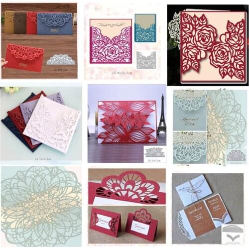 Card Making Cutting Dies Wedding Invitation Die Valentines Day Decoration Metal Stencil DIY Scrapbooking Photo Album Decor