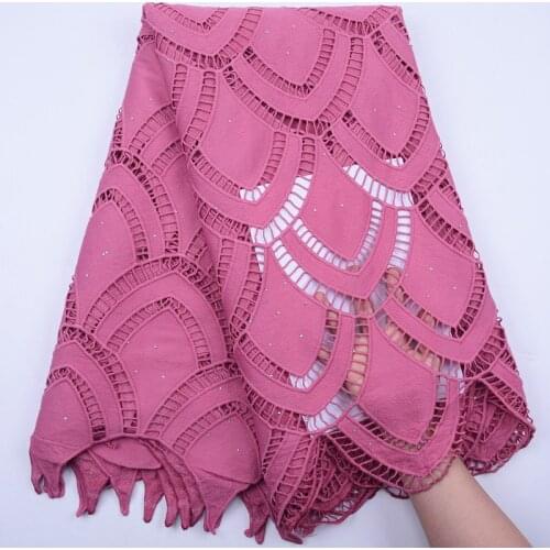Onion High Quality African French Net Lace Fabric Embroidered Nigerian Lace Fabric 5 Yards Guipure Cord Lace Water Soluble S1819