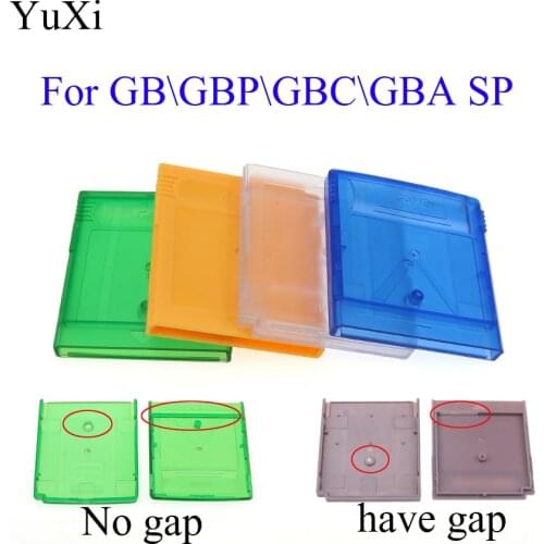 YuXi Game Card Housing Box Case Replacement For GBA SP Game Cartridge Housing Shell For GB GBC Card Case