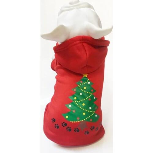 1 Piece Winter Warm Dog Clothes Fashion Cute Puppy KittenS Hoodies Costume For Christmas Party Pet Dogs Hoodies Supplies