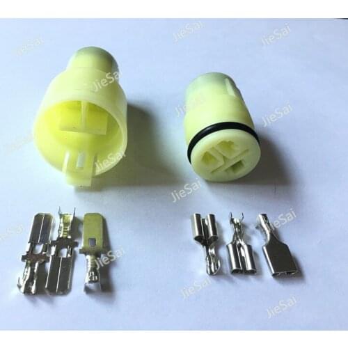 3 Pin 6.3 Automobile Waterproof Spark Plug Connector Female And Male 6187-3551 6180-3541