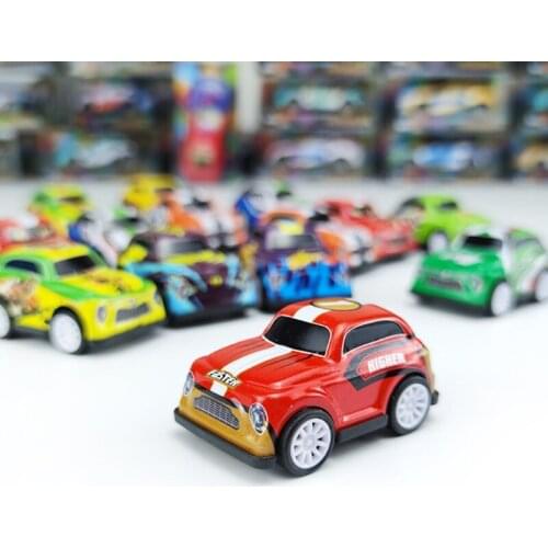 3PCS/Pack Mini Pull Back Inertial Random Color Toy Cars, Boy Hobby Model Car Set Toy for Age 4-6 Children Kids Gift