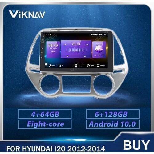9 inch Car Radio GPS Navigation 2din Android touch screen Stereo Recorder For Hyundai I20 2012-2014 Head Unit 128g
