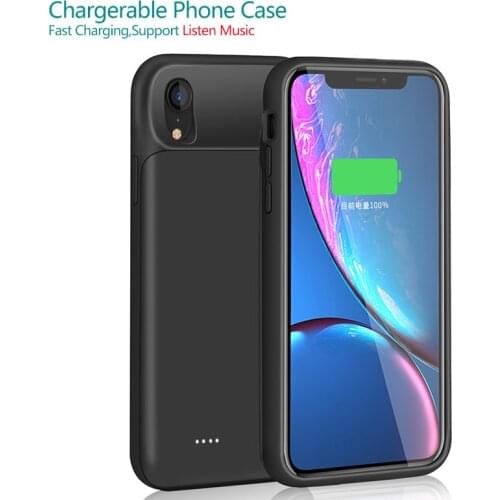 4000mAh Phone Battery Case For iPhone XR XS MAX Phone Battery Backup Charging Case Portable External Power Bank Case