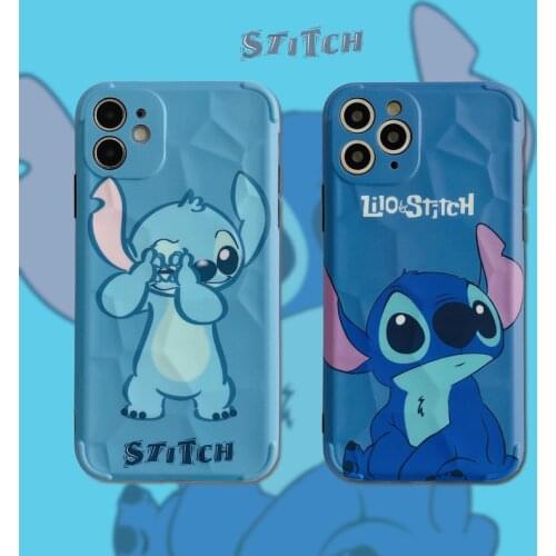 Disney Stitch Phone Case for IPhone 7 / 8 / 8 Plus / X / XS / XR / XS Max / 11 / 12 /Cartoon Character Cute Style Iphone Case