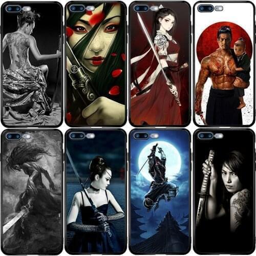 Phone Case for Xiaomi Redmi Note 9A 8 8T 7 6 7A 6A 5A 5 A1 A2 A3 Pro Max Plus Lite Japan Samurai Girl