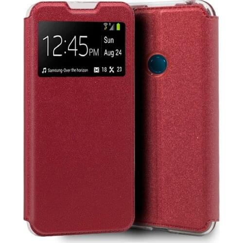 Alcatel 1S Flip Cover case (2020) / Alcatel 3L (2020) plain red