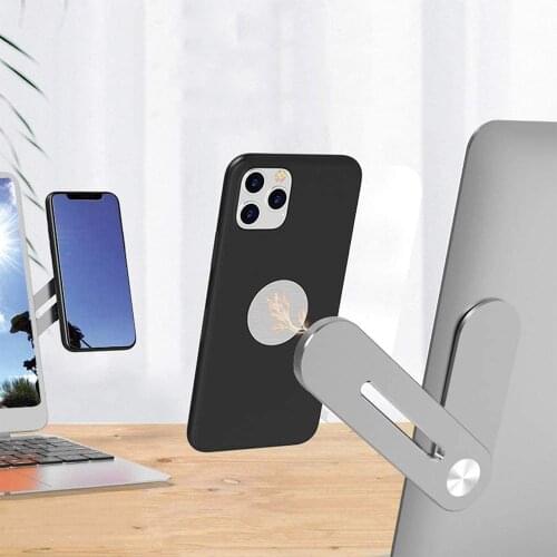 Laptop Screen Support Holder Automatic Adsorption Adjustable Phone Stand Side Mount Connect Metal Tablet Bracket Phone Holders