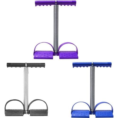 Elastic Sit-Up Pull Rope Spring Tension Band Foot Pedal Abdominal Exerciser Health Yoga Training Accessories