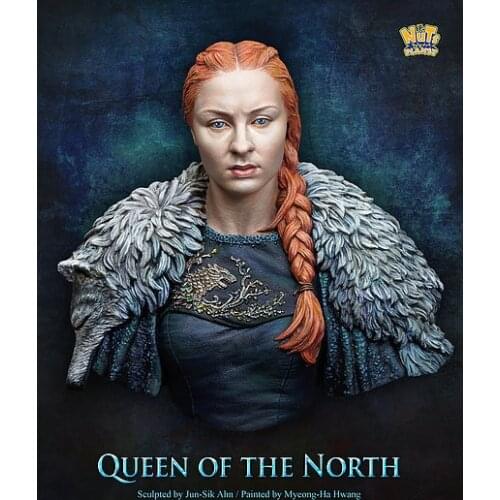 1/10 Queen of the North Resin Figure Bust GK Movie role Uncoated No colour