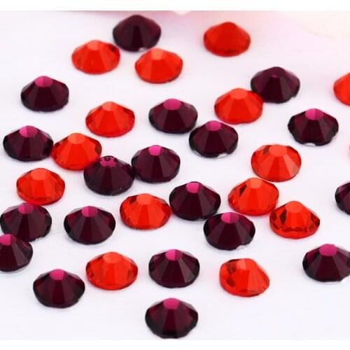 Rhinestone Accessories 3D Nail Art Rhinestones ss3 ss4 ss5 ss6 ss10 ss12 ss16 ss20 ss30 ss34 Glass/Crystal Non HotFix Nail Art D