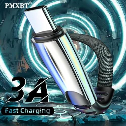3A Type C Micro USB Cable Fast Charger Data Cord For Samsung S9 S8 Huawei P40 P30 P20 Pro xiaomi Mobile Phone Charge USB C Cable