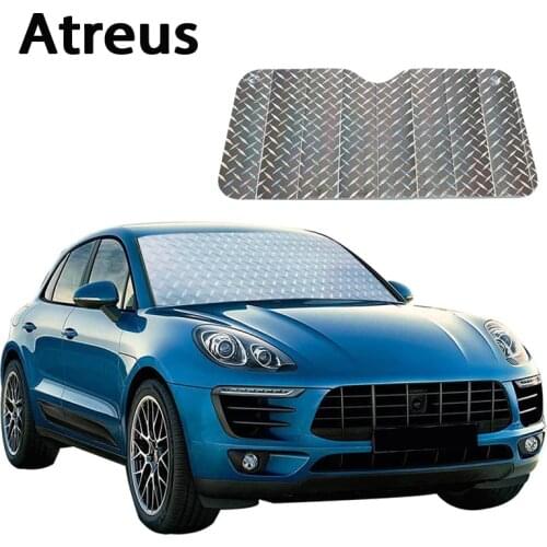 Atreus 1X Eyes Car Windshield Visor Cover Sun Shade Visor Car-covers for Jeep renegade Ford focus 2 3 fiesta Toyota corolla c-hr