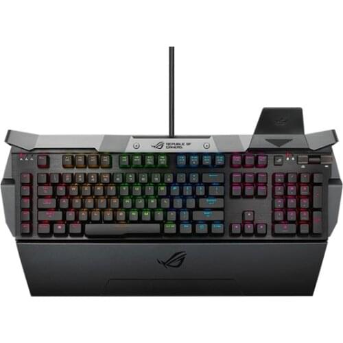 Mechanical Red Switch Keyboard With Adjustable Keyboard Palm Rest For ASUS GK2000 RGB