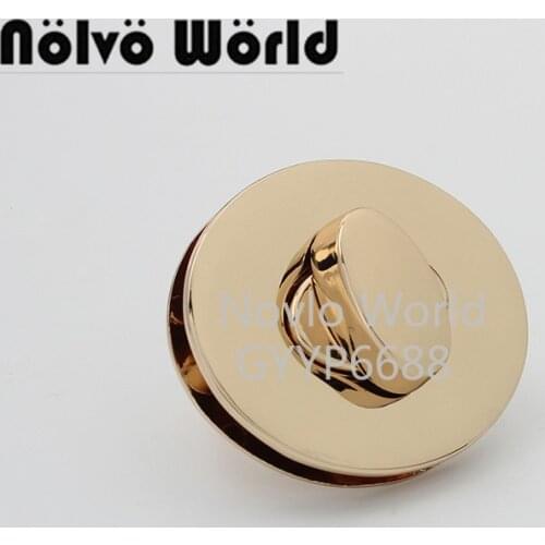 Nolvo World 2-10 pieces 45*37mm 3 colors Turn locks Hardware bag clasp metal alloy turn lock