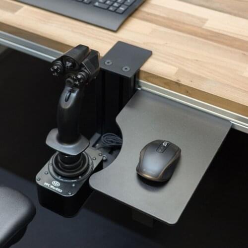 Figure master fatos HOTAS pig pole X56 VKB flight rocker desktop mounting bracket key mouse tray