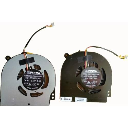 NEW ORIGINAL Laptop CPU GPU Cooling Fan For Clevo NV41 NV40MB ME