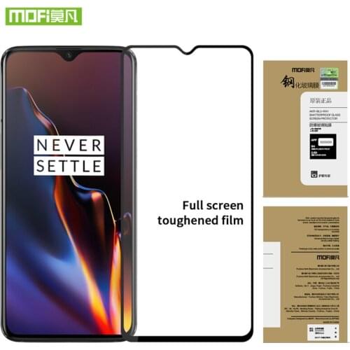 MOFi Phone Film For OnePlus 7 glass tempered 3D full cover screen protector For One Plus 7 glass protective film For OnePlus 7