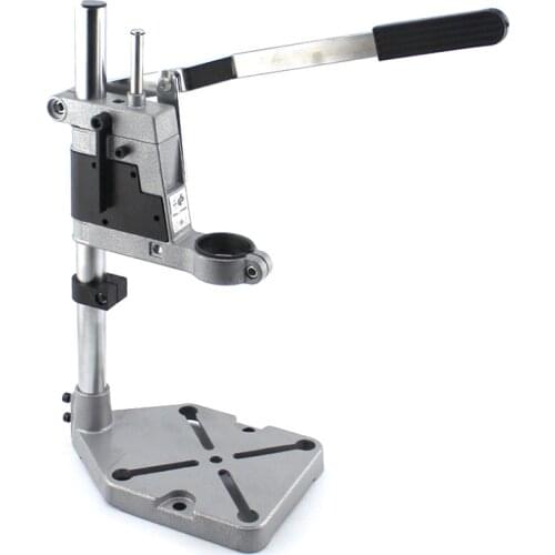 Adjustment Drill Press Stand Tool Work Pillar Pedestal Clamp for Drilling Collet Scale with Stop Added Functionality