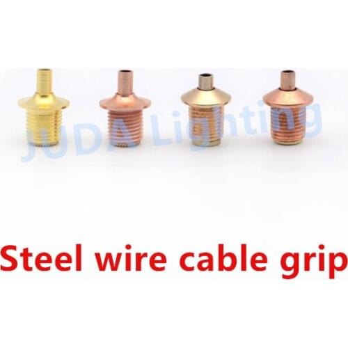 Steel Wire rope thread metal rope threaded iron copper cable wire clip grip lamp closed hook M10 tooth adjustment for chandelier