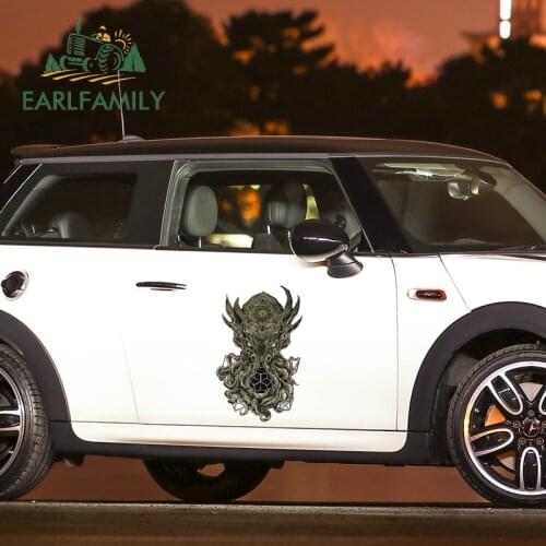 EARLFAMILY 43cm x 26.8cm for Concept for A Sacred Geometry Cthulhu Car Stickers Occlusion Scratch Decal Bumper Vinyl Decoration