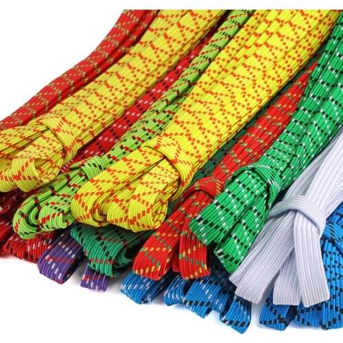 10pcs 2yards/piece Colorful Elastic Bands Rope 11mm Rubber Spandex Ribbon Sewing Lace Trim Waist Band Garment Accessory