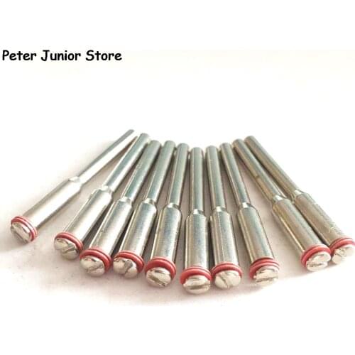 10Pc 3.175mm Miniature Clamping Connecting Lever Polishing Wheel Mandrel Cutting Wheel Holder for Rotary Tool