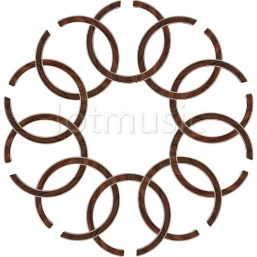 10pcs Acoustic Guitar Rosette Soundhole Rosette Inlay 110mm B-01