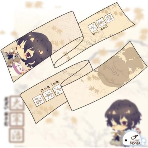 180*25CM Anime Bungo Stray Dogs Nakajima Atsushi Osamu Dazai Doppo Edogawa Cute Soft Microfiber Winter Long Scarf 6 Patterns