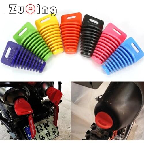 33-62mm Motorcycle Exhaust Pipe 4 Stroke Muffler Pipe Exhaust Silencer Wash Plug Motorbike Dirt Bike Wash Plug Pipe Protector