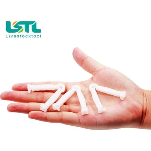50Pcs Pig Umbilical Cord Clip Clamp Disposable Whelping Kit Farm Ranch Supplies
