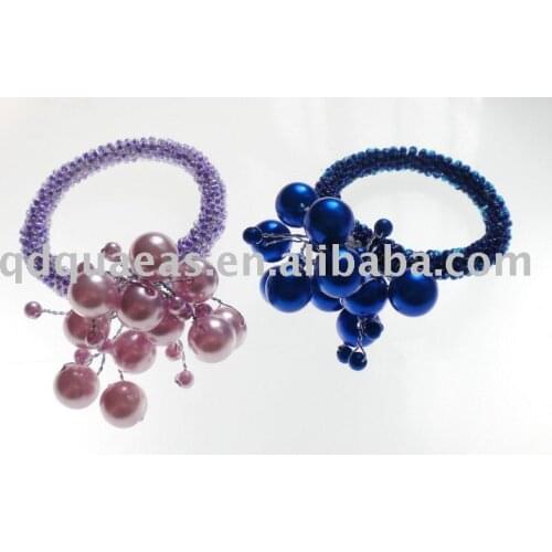 Aliexpress acrylic napking ring with polybag