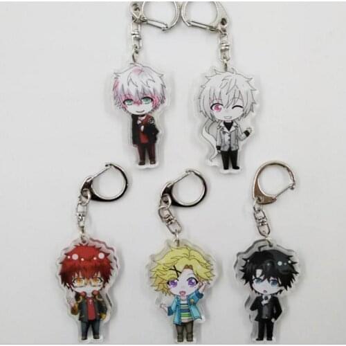 Mystic Messenger Japanese Anime keychain Acrylic strap/charms/Key ring