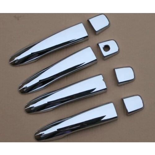 For Renault Samsung QM6 2016 2017 2018 2019 2020 Chrome Door Handle Cover Sticker Styling Accessories