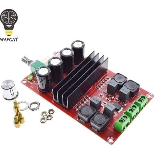 2x100W XH-M190 TPA3116 D2 Dual Channel Digital Audio Amplifier Board for Arduino TPA3116D2 Two Channel Module 100W+100W 12-24V