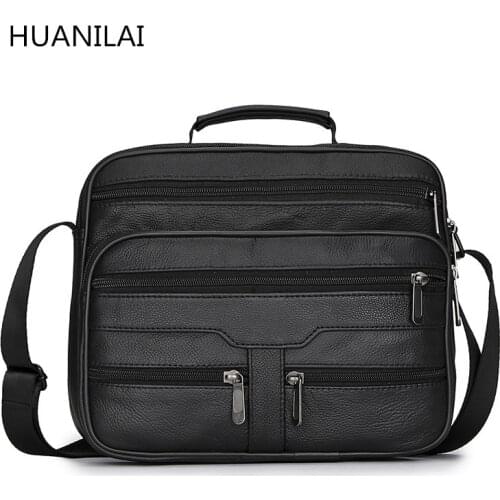 HUANILAI Men's Black Bags