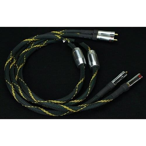 RCA Cables Sub Cable Gold Plated Rca Plug For CD Player HIFI Amplifier - 4N Red Copper