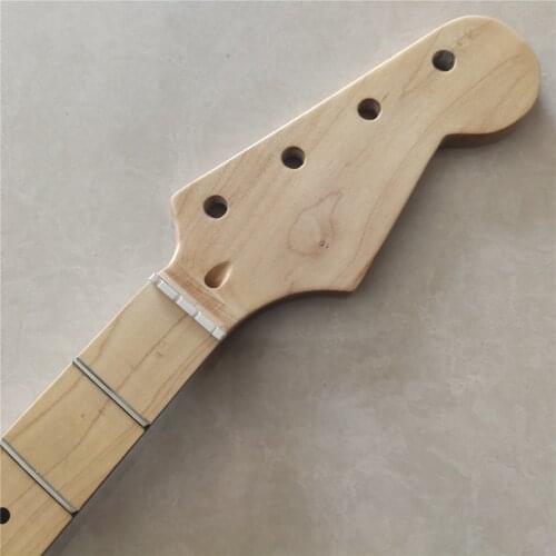 Maple Fingerboard Maple 19 Fret 30 inch Bass Guitar Neck Parts Gloss