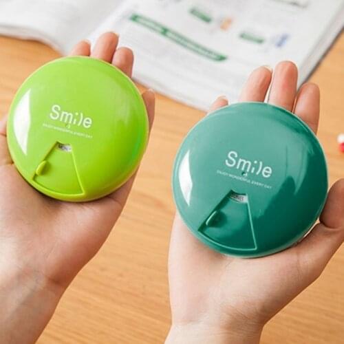 7 Days Weekly Medicine Box Capsule Pill Tablet Storage Container Portable Rotary Sorter Storage Empty Case