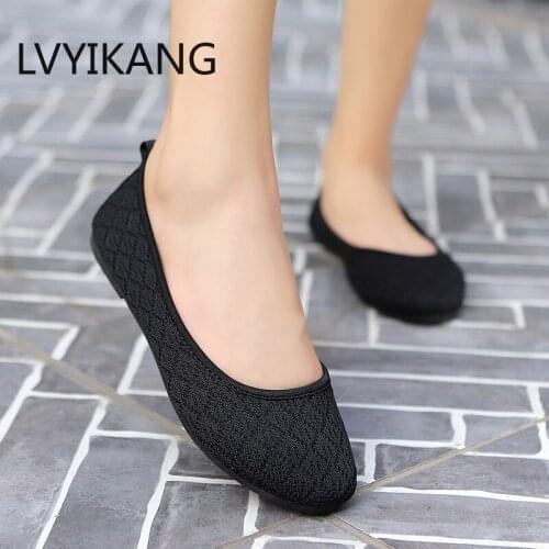 2020 Women Flat Casual Shoes Woman Shallow Ladies Sneakers Women Boat Slip On Feminis Loafers Spring Women Tenis Feminino