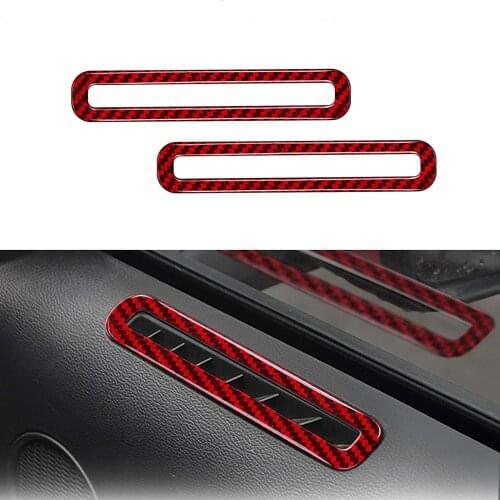 Air Conditioner Door Vent Outlet Trim Cover Accessories for Ford Mustang 2015 2016 2017 2018 2019 2020