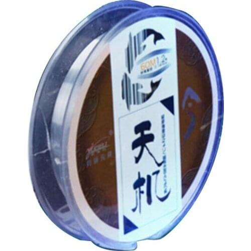 GLS brand white / red 60 meters imported raw silk excellent product nylon line competitive general fishing line