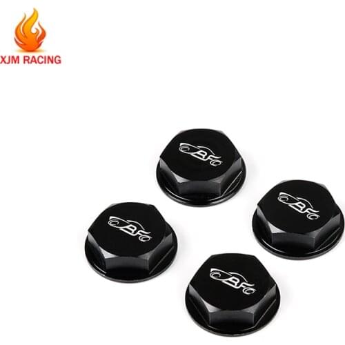Metal Closed Tire Wheel Hub Fixing Nut 4pc for 1/5 Rovan Rofun LT Kingmotor X2 Losi 5ive-t DDT FID Racing Truck Parts