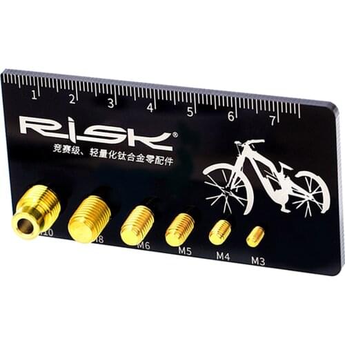 Metric Bolt Screw Gauge Check a Thread Nut Fastener Size - Diameter M3 M4 M5 M6 M8 M10, Length Measurement Range 0-75mm