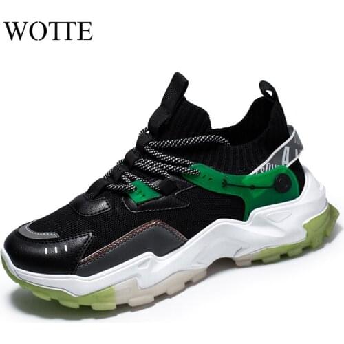 Mens Sneakers Lace-up Casual Non-slip Shoes Fashion Breathable Shoes Sport Wear-Resistant All-match Sneakers Zapatos Hombre