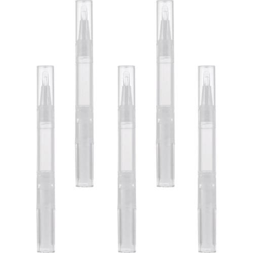 5Pcs 3ML Empty Pen Cosmetic Container Lip Gloss Cream Liquid Vials Set